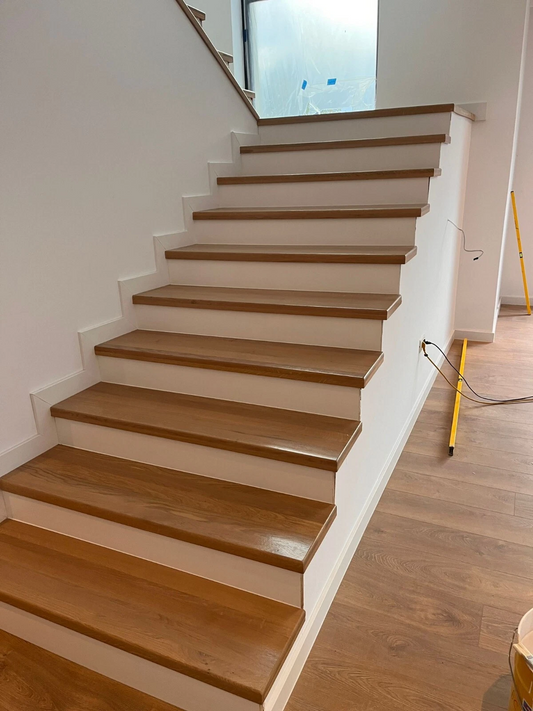 Solid Oak Stair Treads 22mm Thick – Premium Quality - Sanded Hardwood Steps